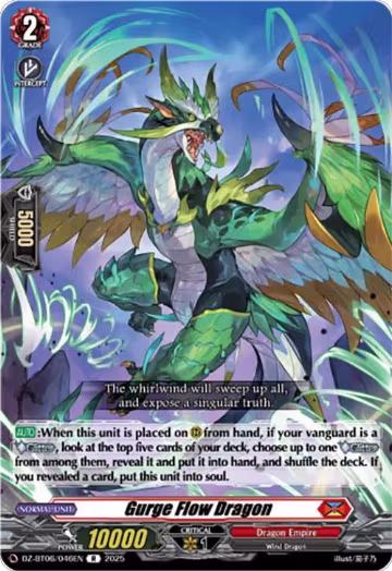 Gurge Flow Dragon (DZ-BT06/046EN), DZ-BT06: Generation Dragenesis — Vanguard card price