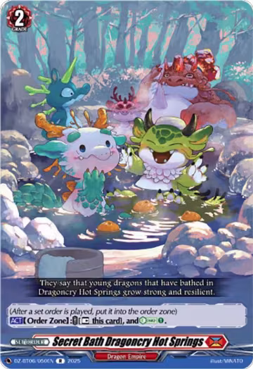 Secret Bath Dragoncry Hot Springs (DZ-BT06/050EN), DZ-BT06: Generation Dragenesis — Vanguard card price