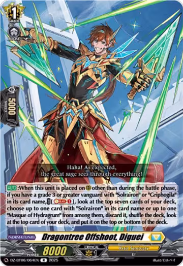 Dragontree Offshoot, Diguei (DZ-BT06/064EN), DZ-BT06: Generation Dragenesis — Vanguard card price