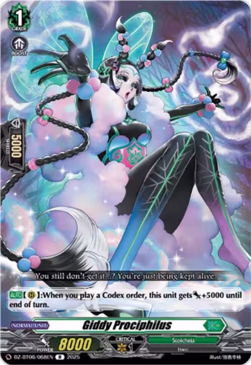 Giddy Prociphilus (DZ-BT06/068EN), DZ-BT06: Generation Dragenesis — Vanguard card price