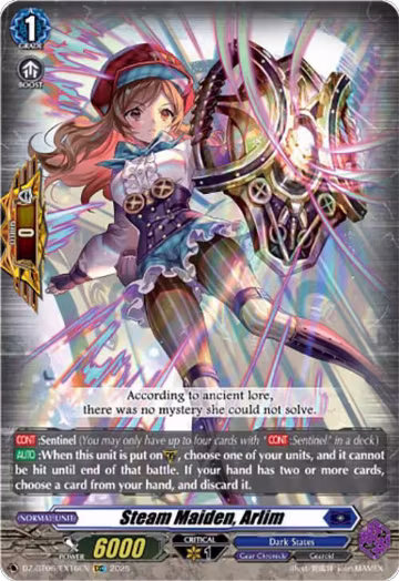 Steam Maiden, Arlim (EXC) (DZ-BT06/EX16EN), DZ-BT06: Generation Dragenesis — Vanguard card price