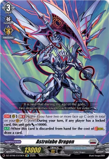 Astrolabe Dragon (EXC) (DZ-BT06/EX19EN), DZ-BT06: Generation Dragenesis — Vanguard card price