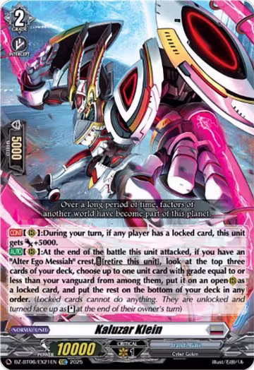 Kaluzar Klein (EXC) (DZ-BT06/EX21EN), DZ-BT06: Generation Dragenesis — Vanguard card price