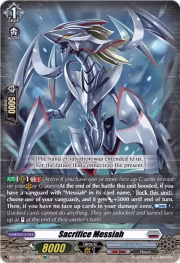 Sacrifice Messiah (EXC) (DZ-BT06/EX23EN), DZ-BT06: Generation Dragenesis — Vanguard card price