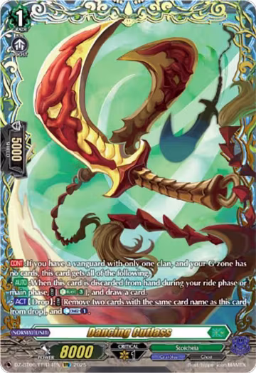 Dancing Cutlass (FFR) (DZ-BT06/FFR14EN), DZ-BT06: Generation Dragenesis — Vanguard card price