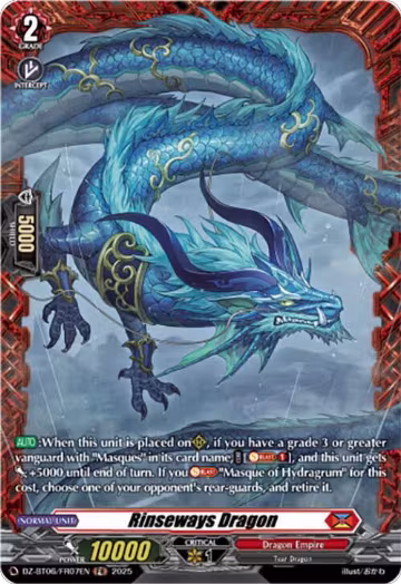Rinseways Dragon (FR) (DZ-BT06/FR07EN), DZ-BT06: Generation Dragenesis — Vanguard card price