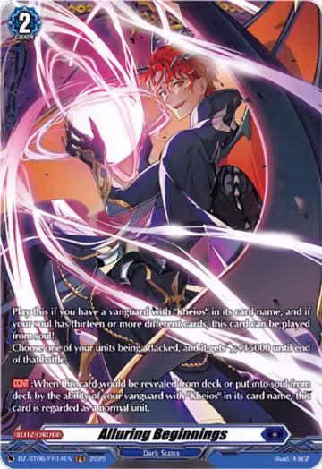 Alluring Beginnings (FR) (DZ-BT06/FR14EN), DZ-BT06: Generation Dragenesis — Vanguard card price