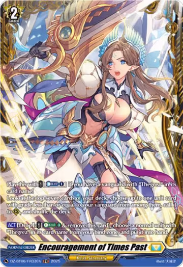 Encouragement of Times Past (FR) (DZ-BT06/FR33EN), DZ-BT06: Generation Dragenesis — Vanguard card price