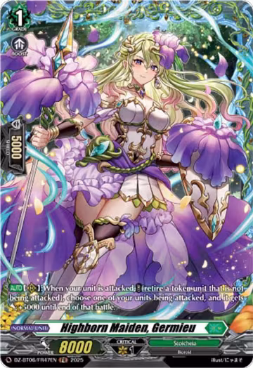 Highborn Maiden, Germieu (FR) (DZ-BT06/FR47EN), DZ-BT06: Generation Dragenesis — Vanguard card price