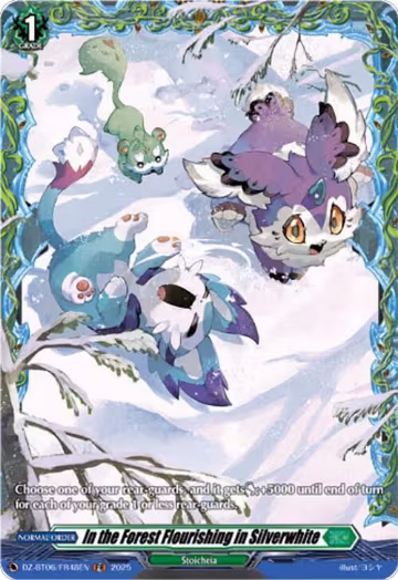 In the Forest Flourishing in Silverwhite (FR) (DZ-BT06/FR48EN), DZ-BT06: Generation Dragenesis — Vanguard card price