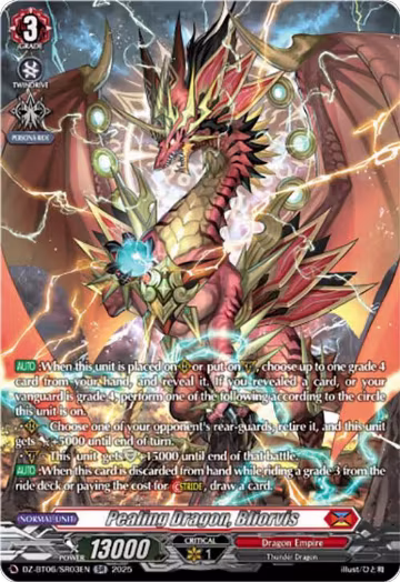 Pealing Dragon, Bliorvis (SR) (DZ-BT06/SR03EN), DZ-BT06: Generation Dragenesis — Vanguard card price