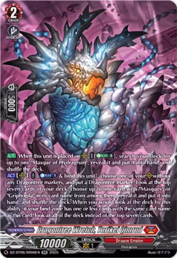 Dragontree Wretch, Torikei Qimrud (SR) (DZ-BT06/SR06EN), DZ-BT06: Generation Dragenesis — Vanguard card price