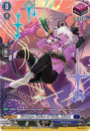 Strange Noise of Ruin, Aduro (SR) (DZ-BT06/SR16EN), DZ-BT06: Generation Dragenesis — Vanguard card price