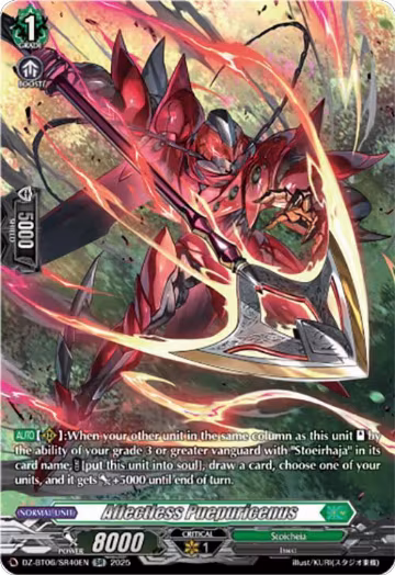 Affectless Puepuricenus (SR) (DZ-BT06/SR40EN), DZ-BT06: Generation Dragenesis — Vanguard card price