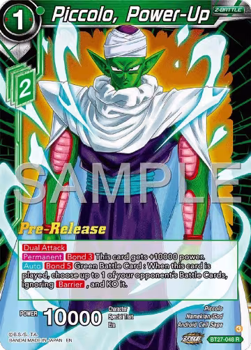 Piccolo, Power-Up (BT27-048) — card price