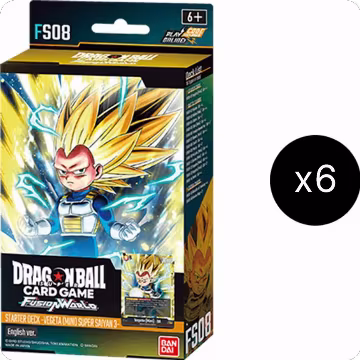 Starter Deck 8: Vegeta (Mini) Super Saiyan 3 Display, Starter Deck 8: Vegeta (Mini) Super Saiyan 3 — DB Fusion sealed product price