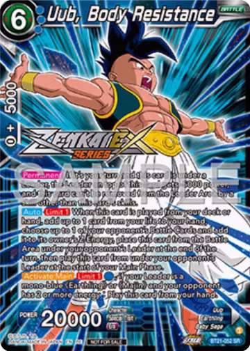 Uub, Body Resistance (Event Pack 16) (BT21-052), Promotion Cards — DB Super card price