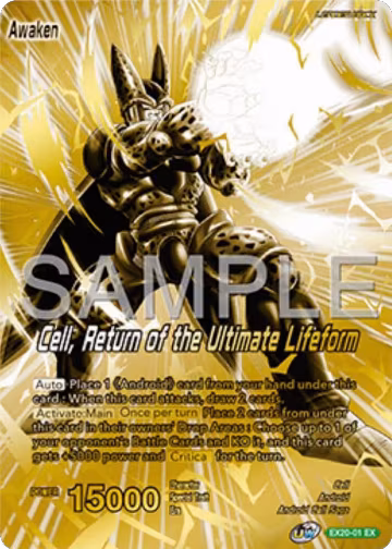 Cell // Cell, Return of the Ultimate Lifeform (Championship Golden Card 2025 Vol.1) (EX20-01), Promotion Cards — DB Super card price