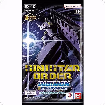 Sinister Order Booster Pack, Sinister Order — Digimon sealed product price