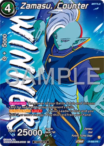 Zamasu, Counter (Zenkai Series Tournament Pack Vol.11) (Winner) (P-668), Tournament Promotion Cards — DB Super card price