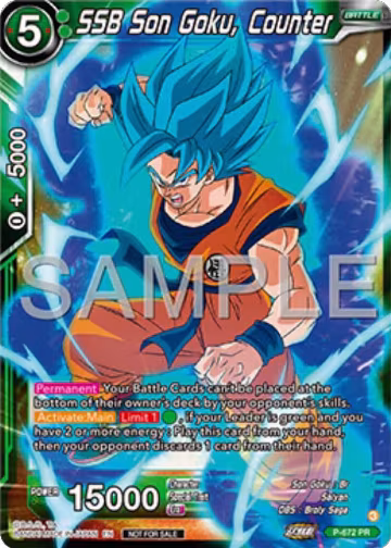 SSB Son Goku, Counter (Zenkai Series Tournament Pack Vol.11) (P-672), Tournament Promotion Cards — DB Super card price