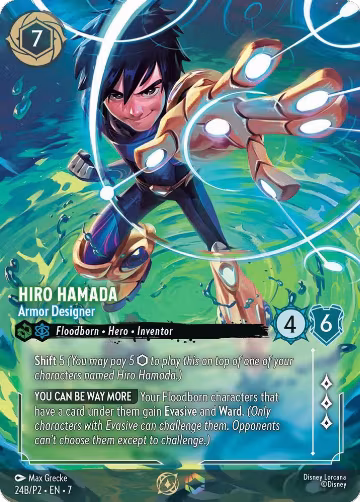 Hiro Hamada - Armor Designer (Store Championship) (24B), Disney Lorcana Promo Cards — Lorcana card price