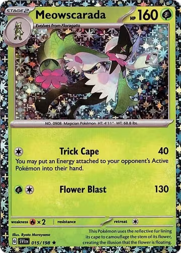 Meowscarada - 015/198 (Sparkle Holo) (015/198), Miscellaneous Cards & Products — Pokémon card price