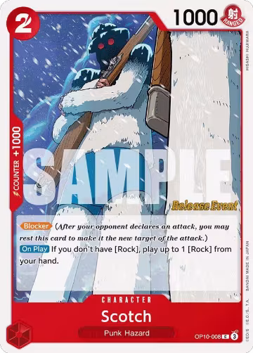 Scotch (OP10-008), Royal Blood Release Event Cards — One Piece card price