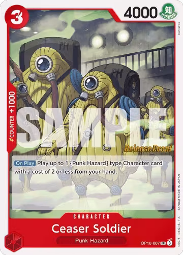 Ceaser Soldier (OP10-007), Royal Blood Release Event Cards — One Piece card price