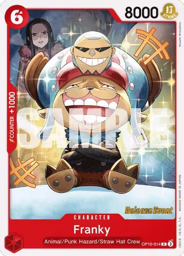 Franky (014) (OP10-014), Royal Blood Release Event Cards — One Piece card price