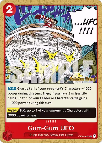 Gum-Gum UFO (OP10-020), Royal Blood Release Event Cards — One Piece card price