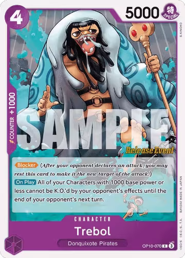 Trebol (OP10-070), Royal Blood Release Event Cards — One Piece card price
