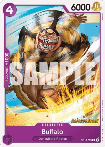 Buffalo (OP10-073), Royal Blood Release Event Cards — One Piece card price