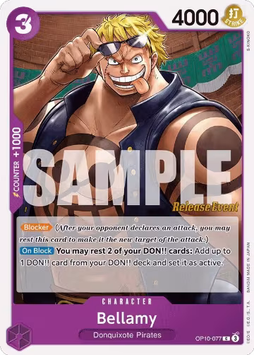 Bellamy (OP10-077), Royal Blood Release Event Cards — One Piece card price