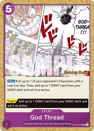 God Thread (OP10-079), Royal Blood Release Event Cards — One Piece card price
