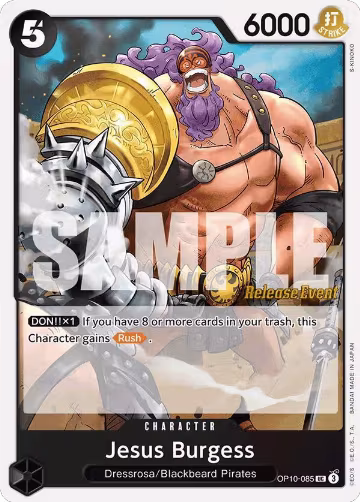 Jesus Burgess (OP10-085), Royal Blood Release Event Cards — One Piece card price