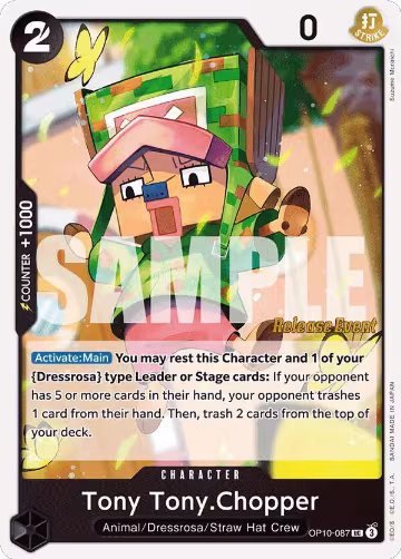 Tony Tony.Chopper (087) (OP10-087), Royal Blood Release Event Cards — One Piece card price