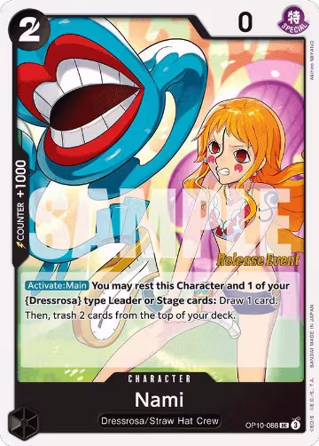 Nami (088) (OP10-088), Royal Blood Release Event Cards — One Piece card price