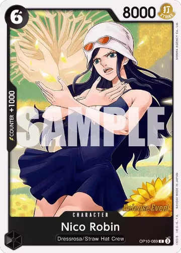 Nico Robin (OP10-089), Royal Blood Release Event Cards — One Piece card price