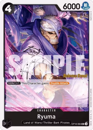 Ryuma (OP10-094), Royal Blood Release Event Cards — One Piece card price