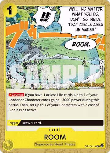 ROOM (OP10-117), Royal Blood Release Event Cards — One Piece card price