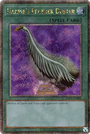 Harpie's Feather Duster (Alternate Art) (EDC1-EN001), Early Days Collection Promotional Cards — Yu-Gi-Oh! card price
