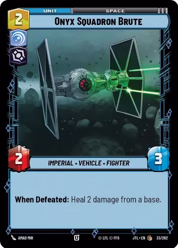 Onyx Squadron Brute (033/262), Jump to Lightspeed — Star Wars card price