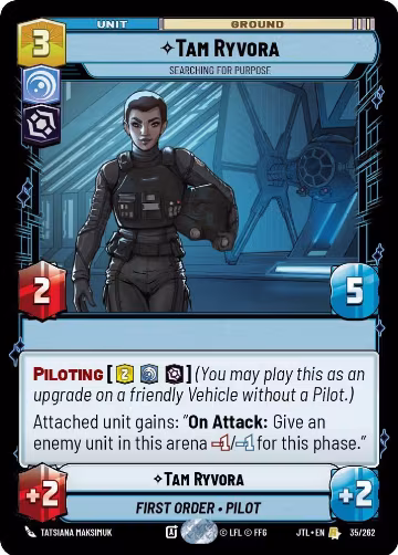 Tam Ryvora - Searching For Purpose (035/262), Jump to Lightspeed — Star Wars card price