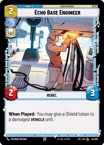Echo Base Engineer (044/262), Jump to Lightspeed — Star Wars card price