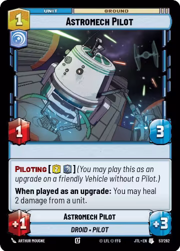 Astromech Pilot (057/262), Jump to Lightspeed — Star Wars card price