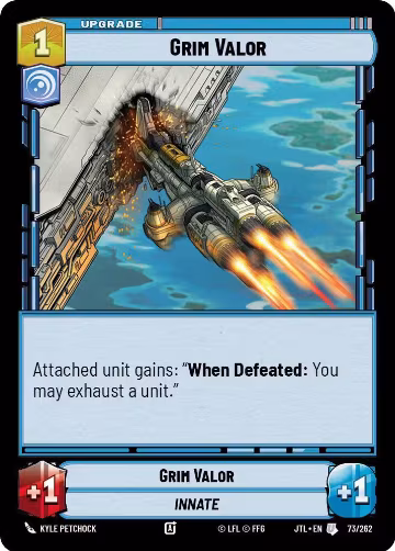 Grim Valor (073/262), Jump to Lightspeed — Star Wars card price