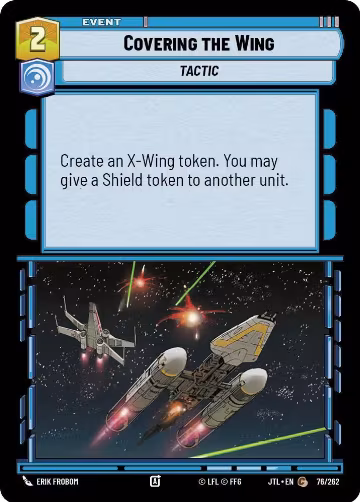 Covering the Wing (076/262), Jump to Lightspeed — Star Wars card price