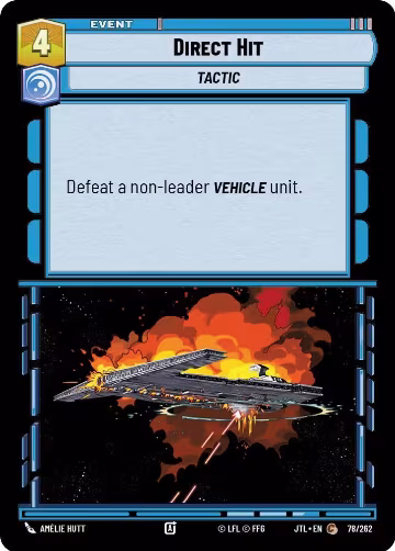 Direct Hit (078/262), Jump to Lightspeed — Star Wars card price