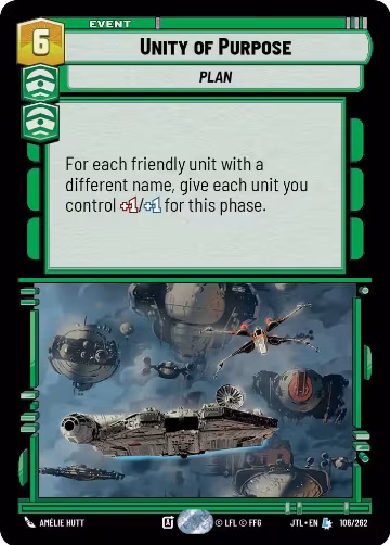 Unity of Purpose (106/262), Jump to Lightspeed — Star Wars card price